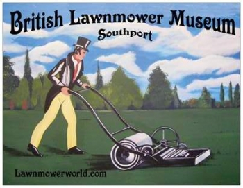 Britsh Lawnmower Museum Fridge Magnet large 10.5cm x 14cm